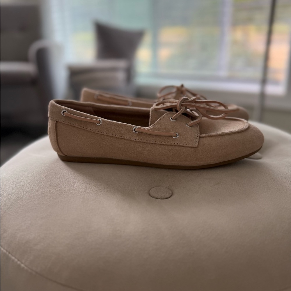 Casual Taupe Boat Shoes